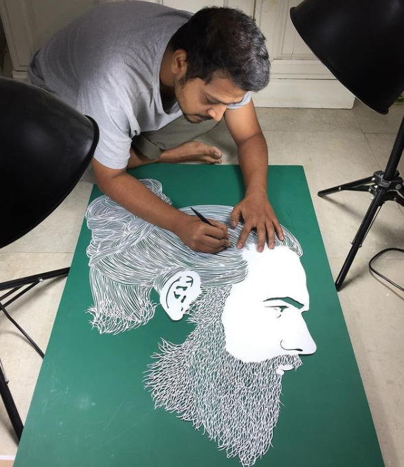 The beautiful and delicate paper-cutting art of Parth Kothekar